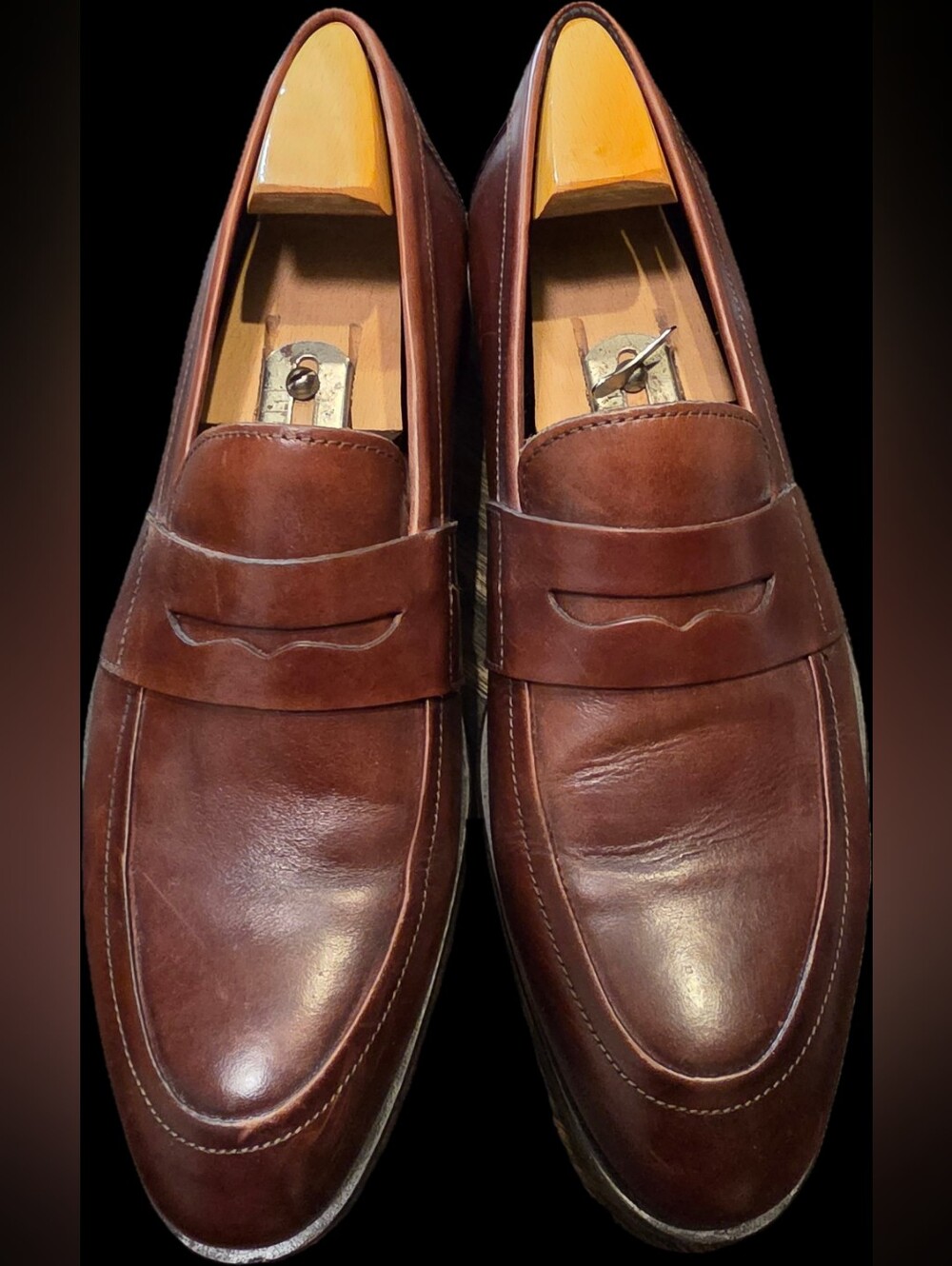 To Boot New York Devries Penny Loafer - Brown - Men's Size 8.5